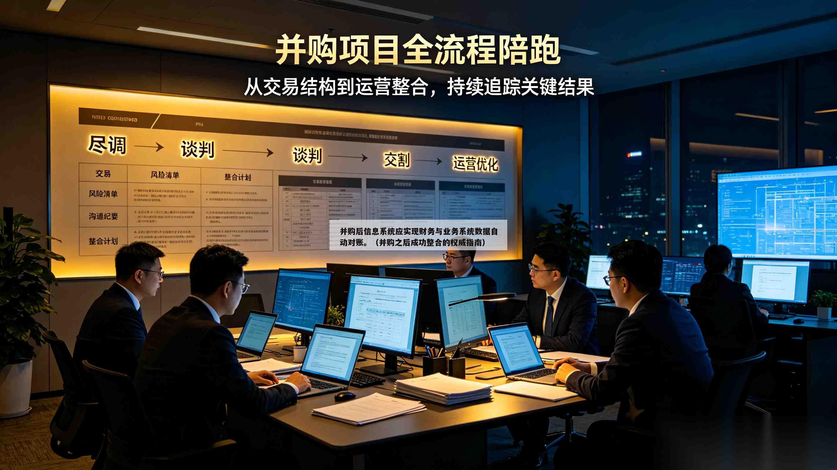 并购后信息系统应实现财务与业务系统数据自动对账。(并购之后成功整合的权威指南)-第1张图片-深圳中创商业咨询 并购后信息系统应实现财务与业务系统数据自动对账。(并购之后成功整合的权威指南)-第1张图片-深圳中创商业咨询